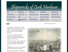 Tablet Screenshot of corkshipwrecks.net